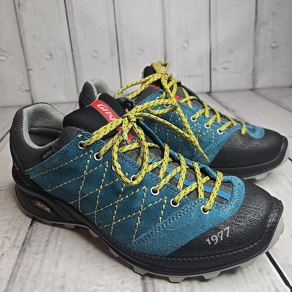 Grisport Treviso Waterproof Hiking Walking Shoes Teal Black Womens Size 8 EU 39 - Picture 2 of 11